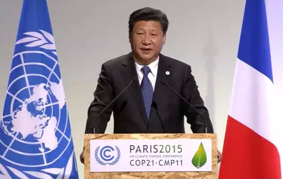 習(xí)大大奔巴黎指點(diǎn)世界氣候變化 奧吉娜起宏圖立志中國(guó)節(jié)能減排